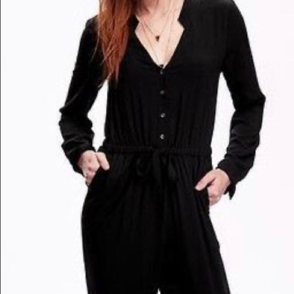 Old navy black jumpsuit